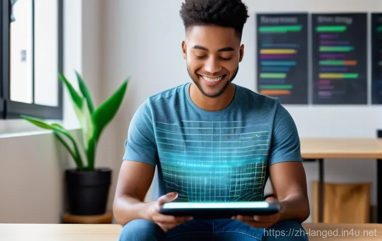 언어 교육에서의 양적 연구 방법 - **Prompt:** A diverse, casually dressed young adult (wearing a clean t-shirt and jeans) is seated at...