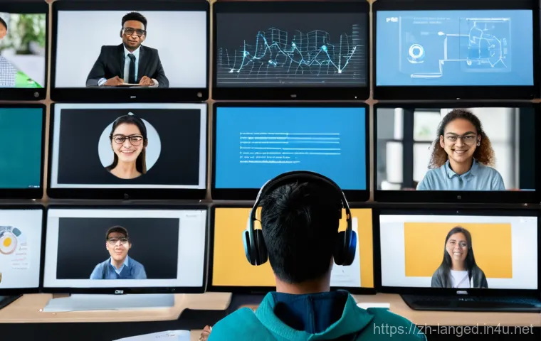 언어 교육에서의 수업 관리 - **Prompt:** A dynamic and engaging middle school language classroom filled with a diverse group of s...