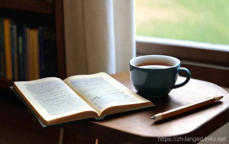 언어 교육에서의 창의적 글쓰기 - **Prompt:** A young adult (16-18 years old, gender-neutral) sits comfortably in a cozy, sunlit study...